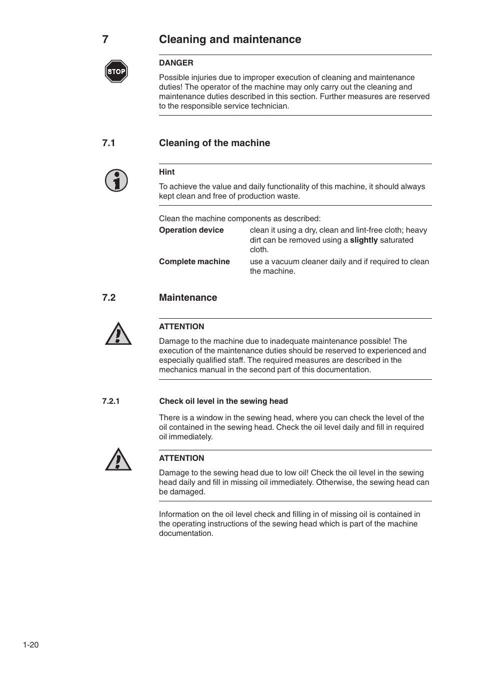 7cleaning and maintenance | Beisler 1500-70-2 User Manual | Page 22 / 46