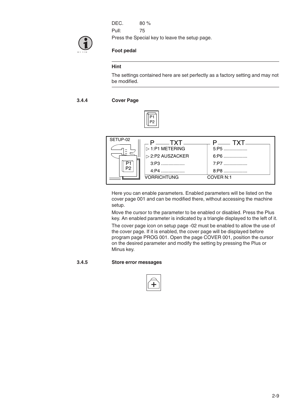 Ptxt txt | Beisler 1500-70-2 User Manual | Page 33 / 46