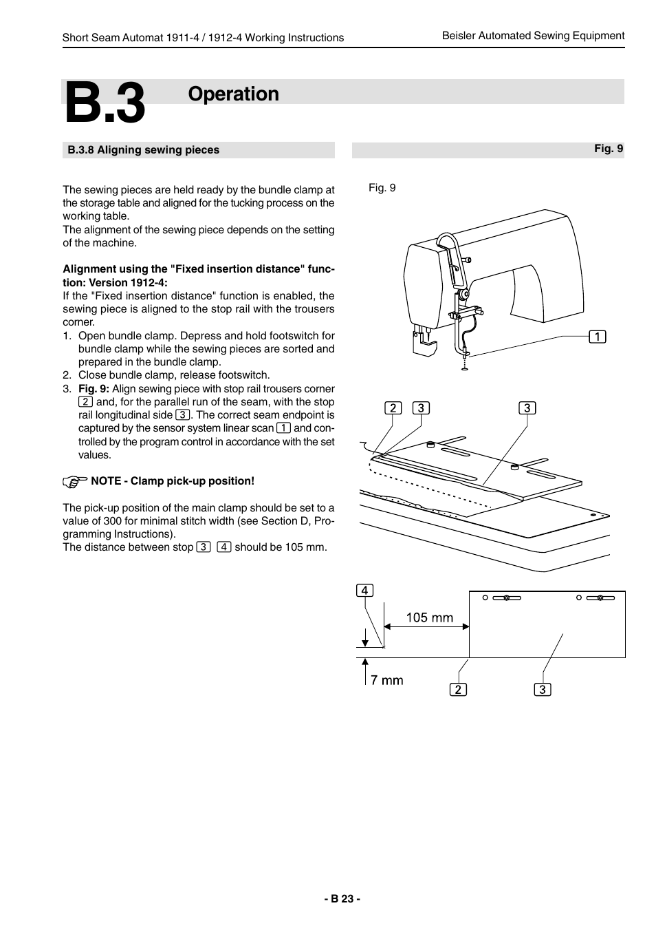 Operation | Beisler 1911-4 User Manual | Page 23 / 88