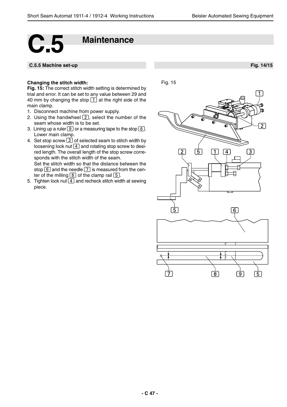 Maintenance | Beisler 1911-4 User Manual | Page 47 / 88