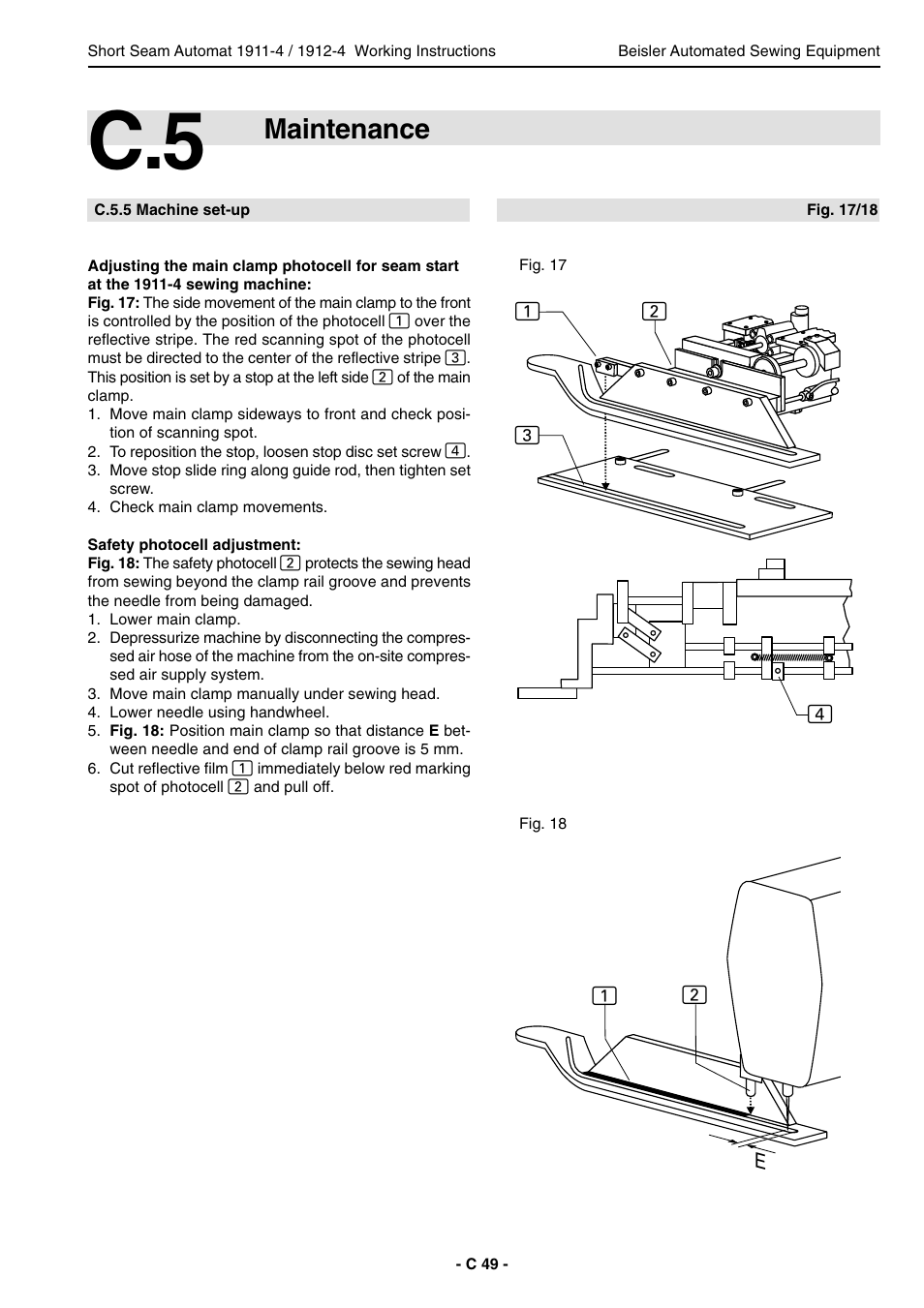 Maintenance | Beisler 1911-4 User Manual | Page 49 / 88