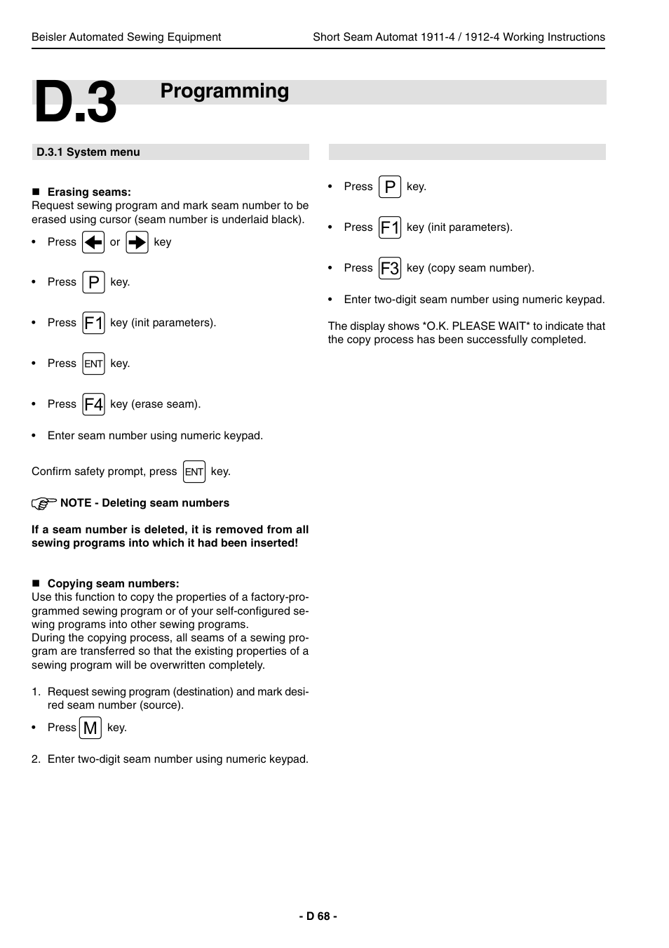 Programming | Beisler 1911-4 User Manual | Page 68 / 88