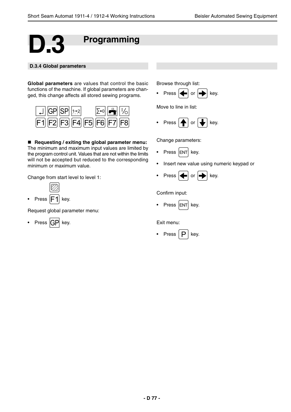 Programming | Beisler 1911-4 User Manual | Page 77 / 88