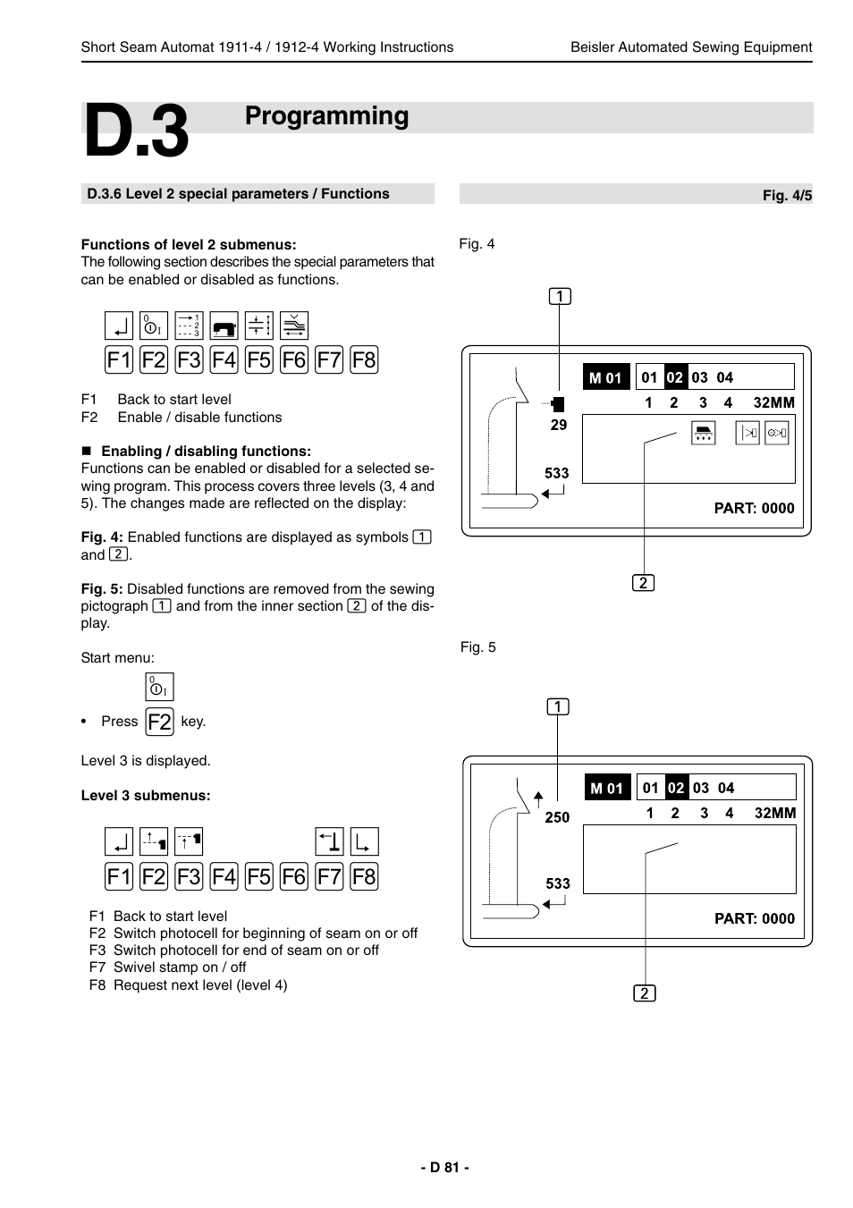 Programming | Beisler 1911-4 User Manual | Page 81 / 88