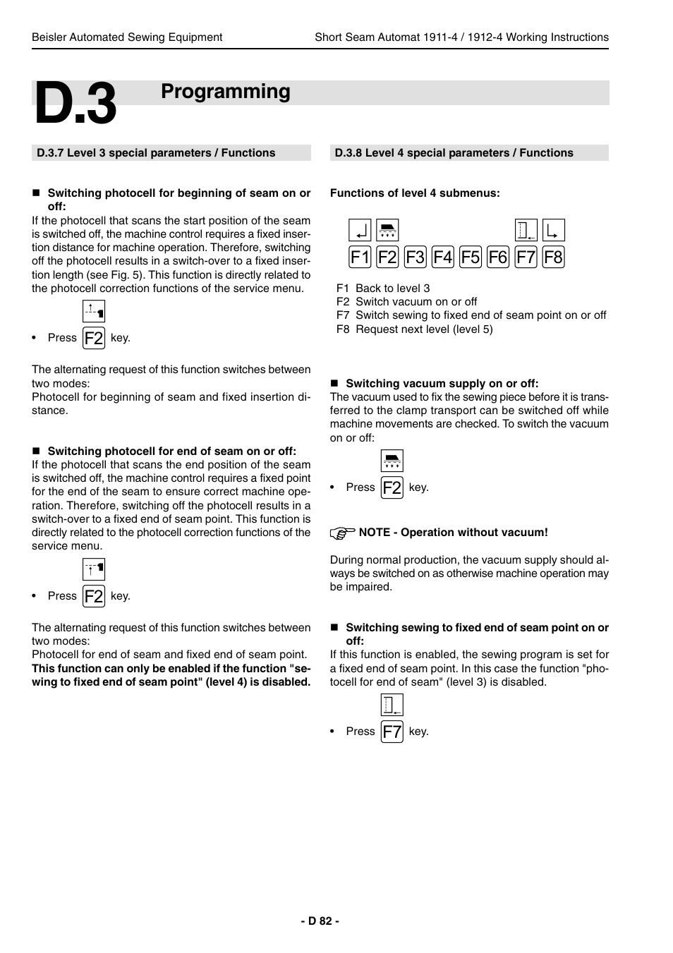 Programming | Beisler 1911-4 User Manual | Page 82 / 88