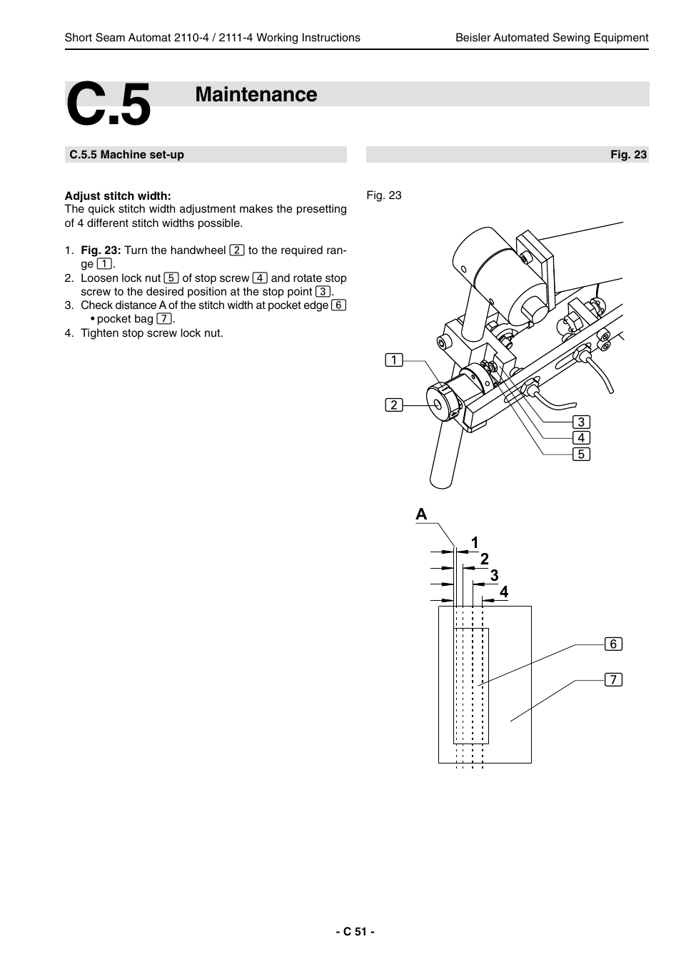 Maintenance | Beisler 2111-4 User Manual | Page 51 / 88