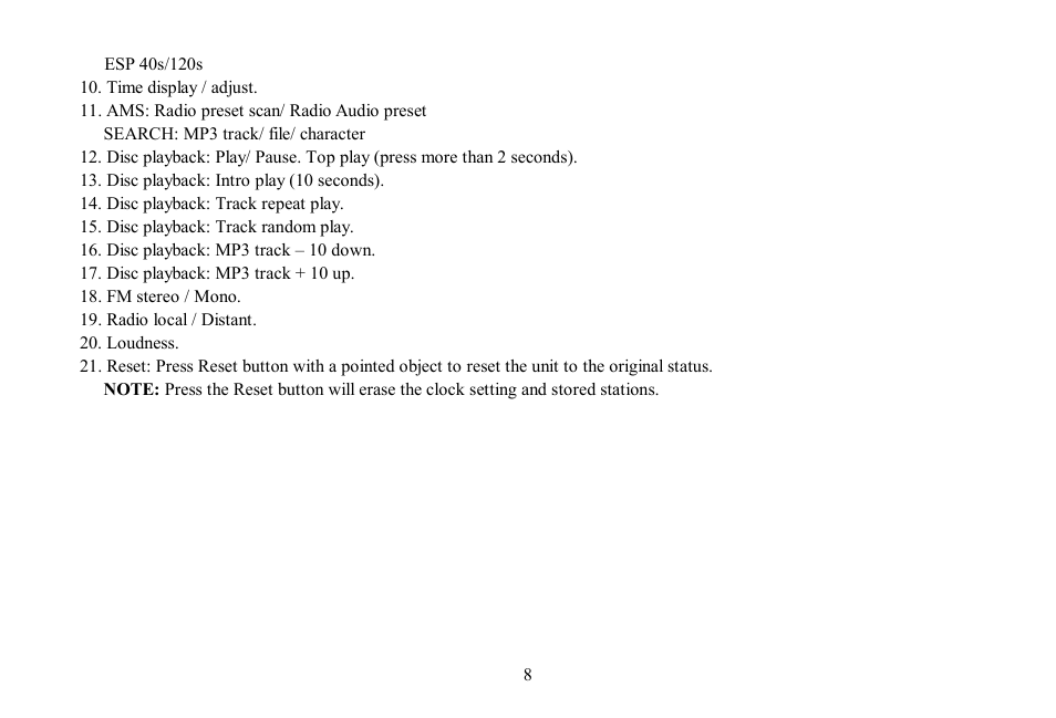 Hyundai H-CDM8061-NN User Manual | Page 8 / 35