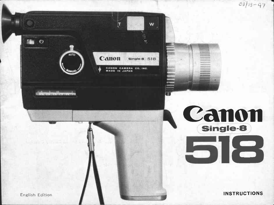 Canon 518 Single -8 User Manual | 42 pages