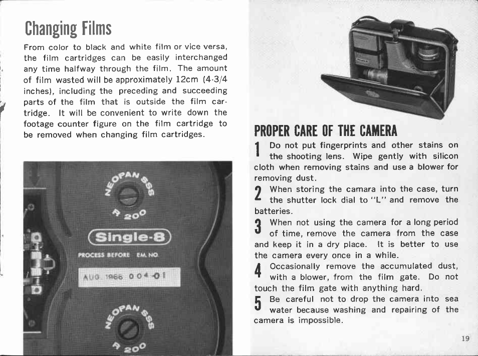 Shooting | Canon 518 Single -8 User Manual | Page 19 / 42