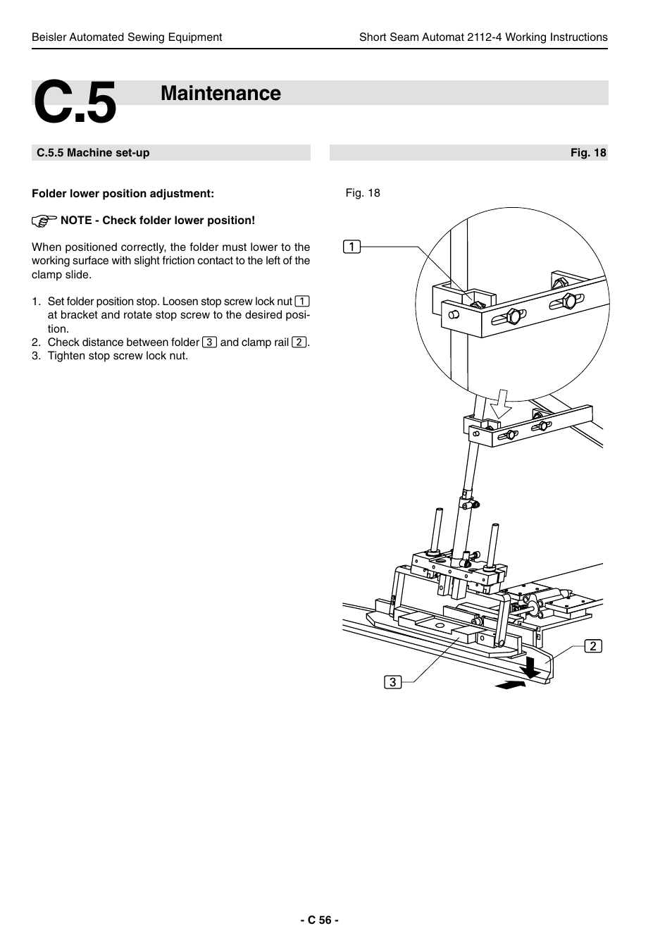 Maintenance | Beisler 2112-4 User Manual | Page 56 / 102