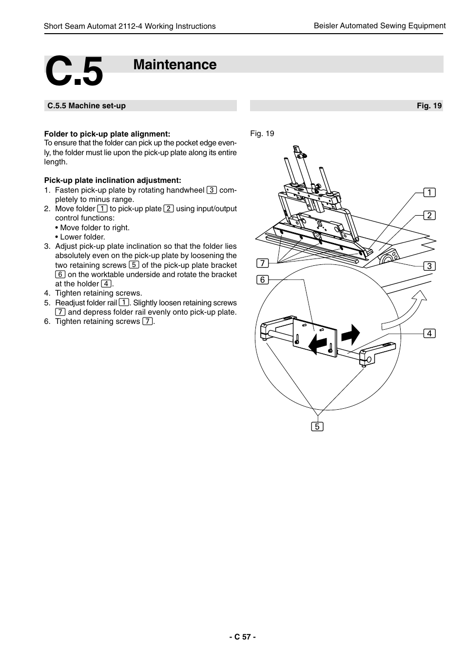 Maintenance | Beisler 2112-4 User Manual | Page 57 / 102