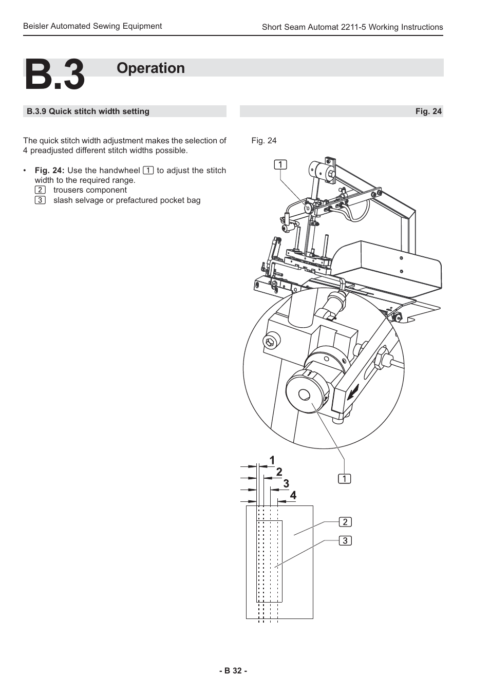 Operation | Beisler 2211-5 User Manual | Page 32 / 103