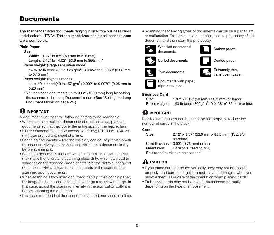 Documents | Canon IMAGEFORMULA DR-2010M User Manual | Page 13 / 36