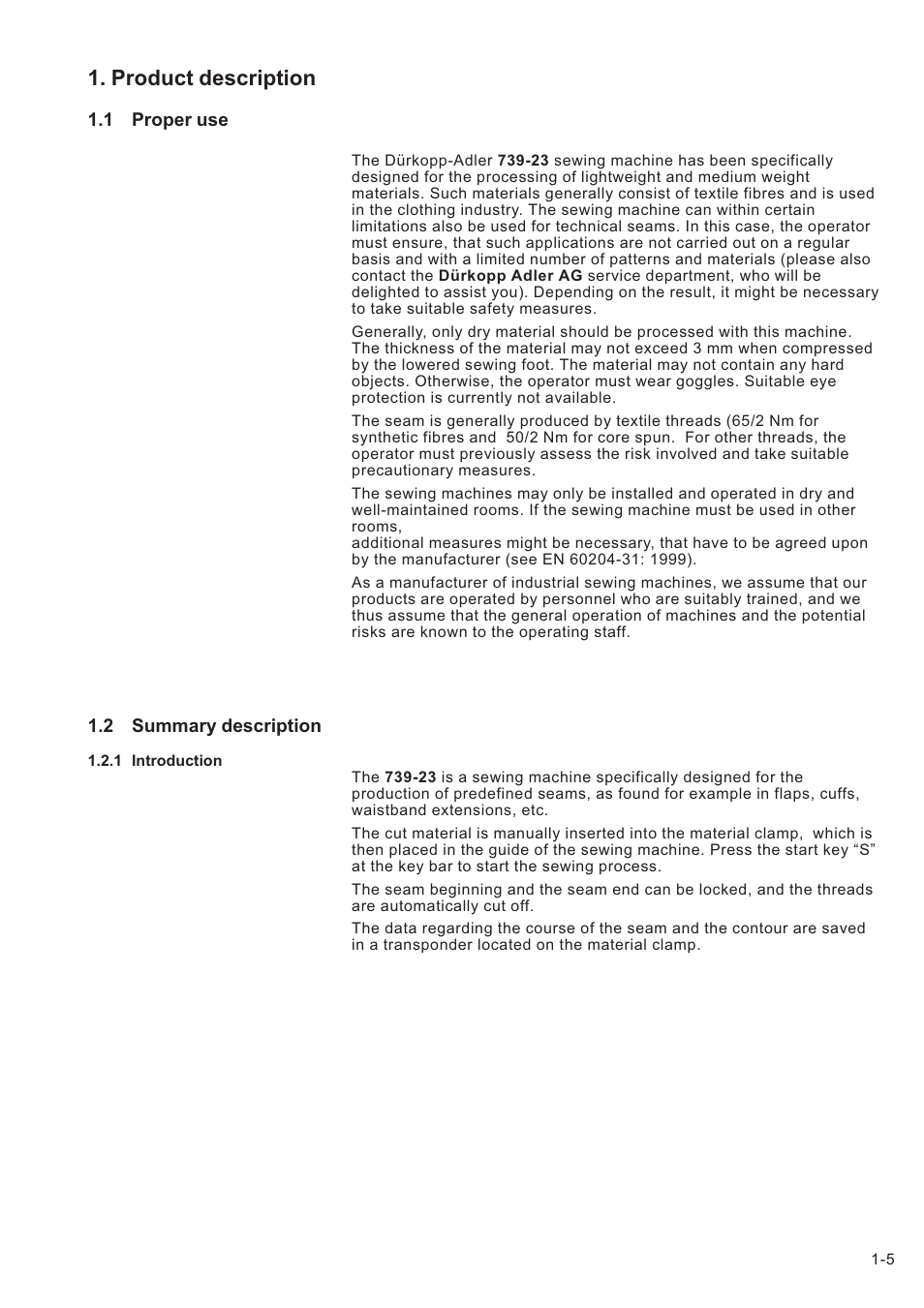 Product description | Beisler 739-23-1 Manual User Manual | Page 5 / 26