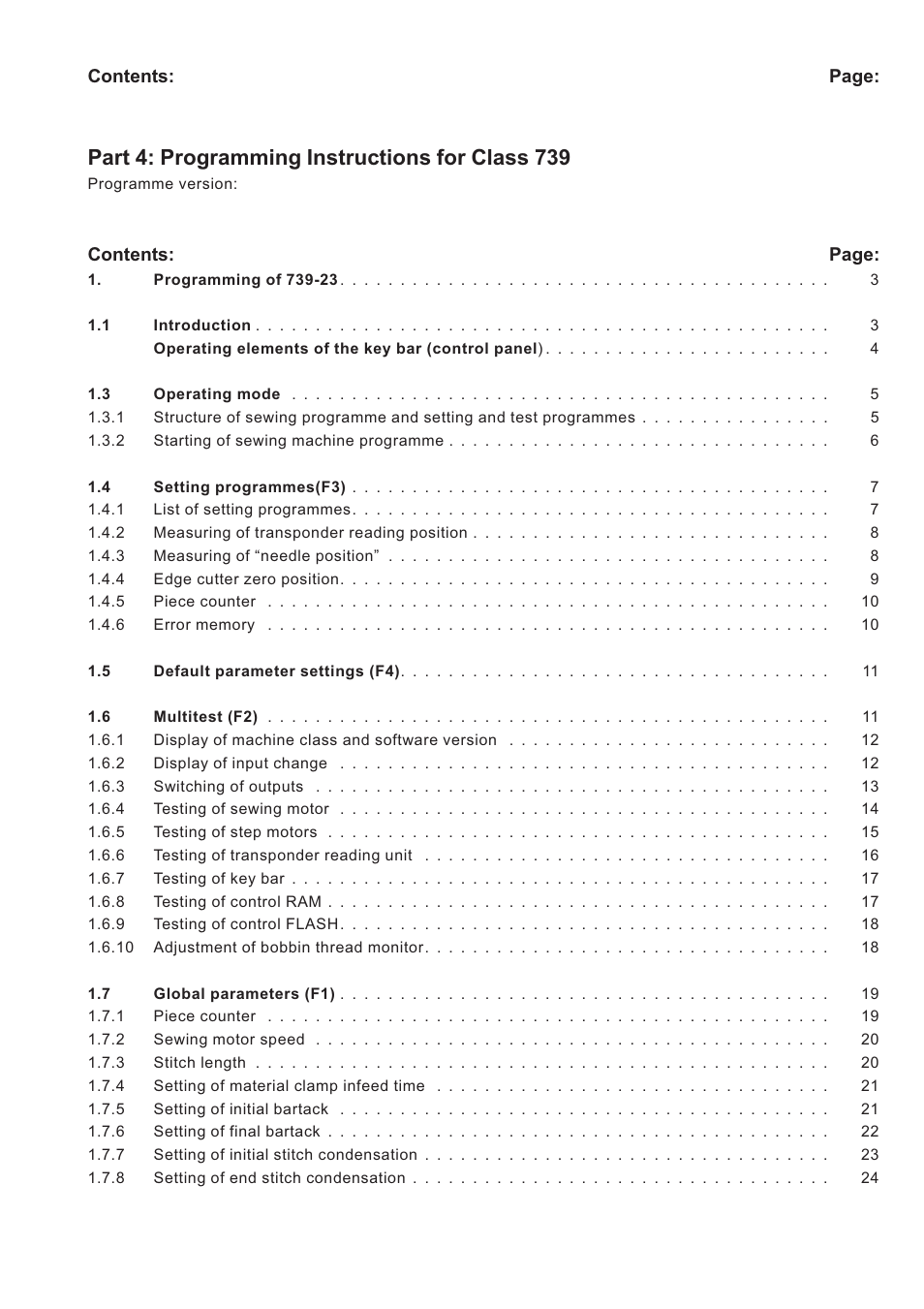 Beisler 739-23-1 Program User Manual | 48 pages