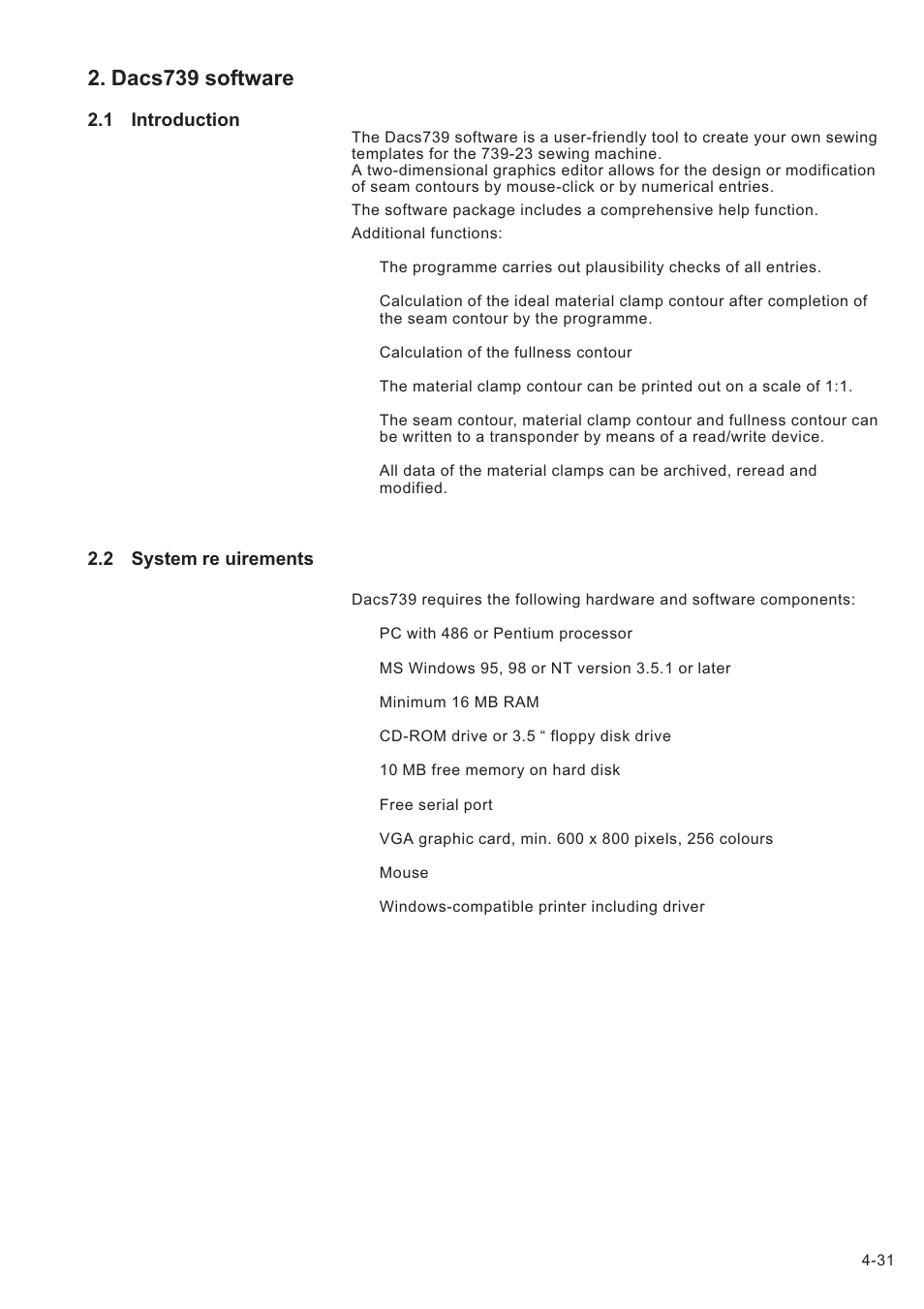 Beisler 739-23-1 Program User Manual | Page 31 / 48