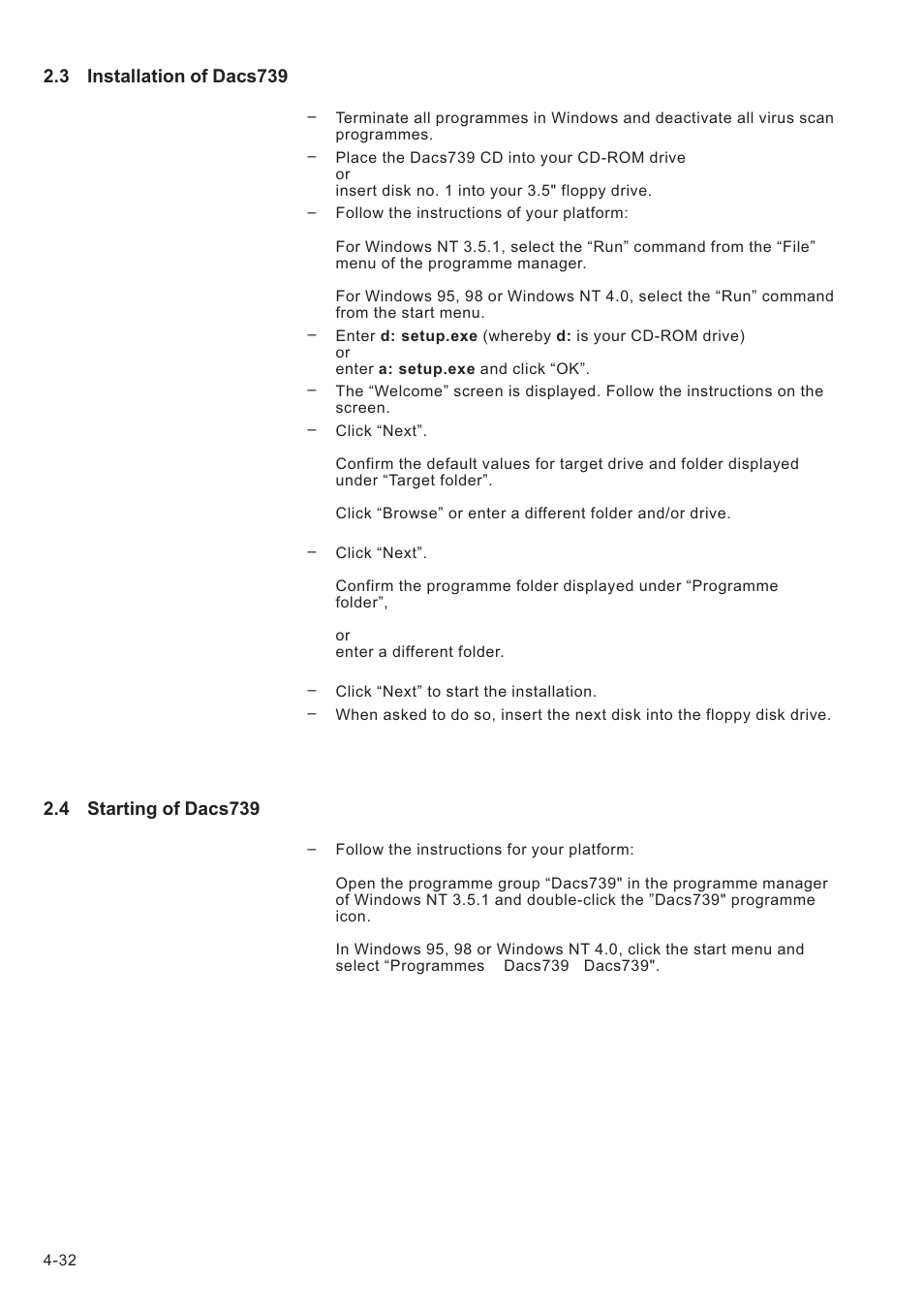 Beisler 739-23-1 Program User Manual | Page 32 / 48
