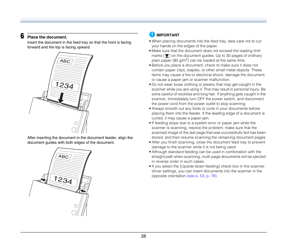 Canon IMAGE FORMULA DR-C125 User Manual | Page 28 / 106