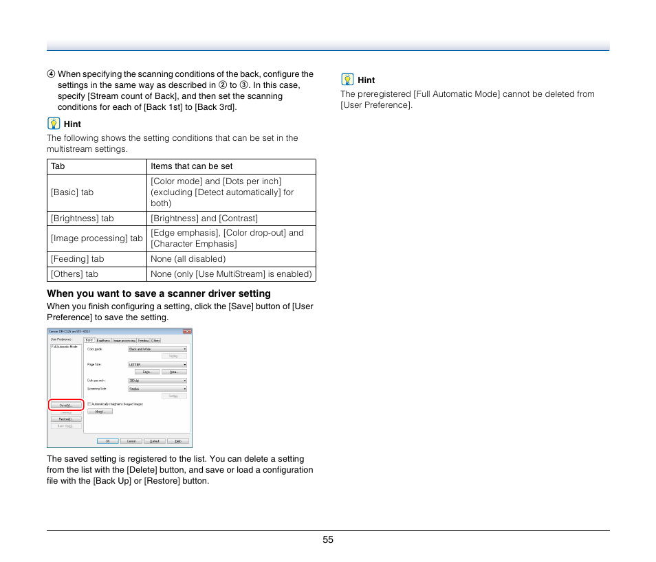 Canon IMAGE FORMULA DR-C125 User Manual | Page 55 / 106