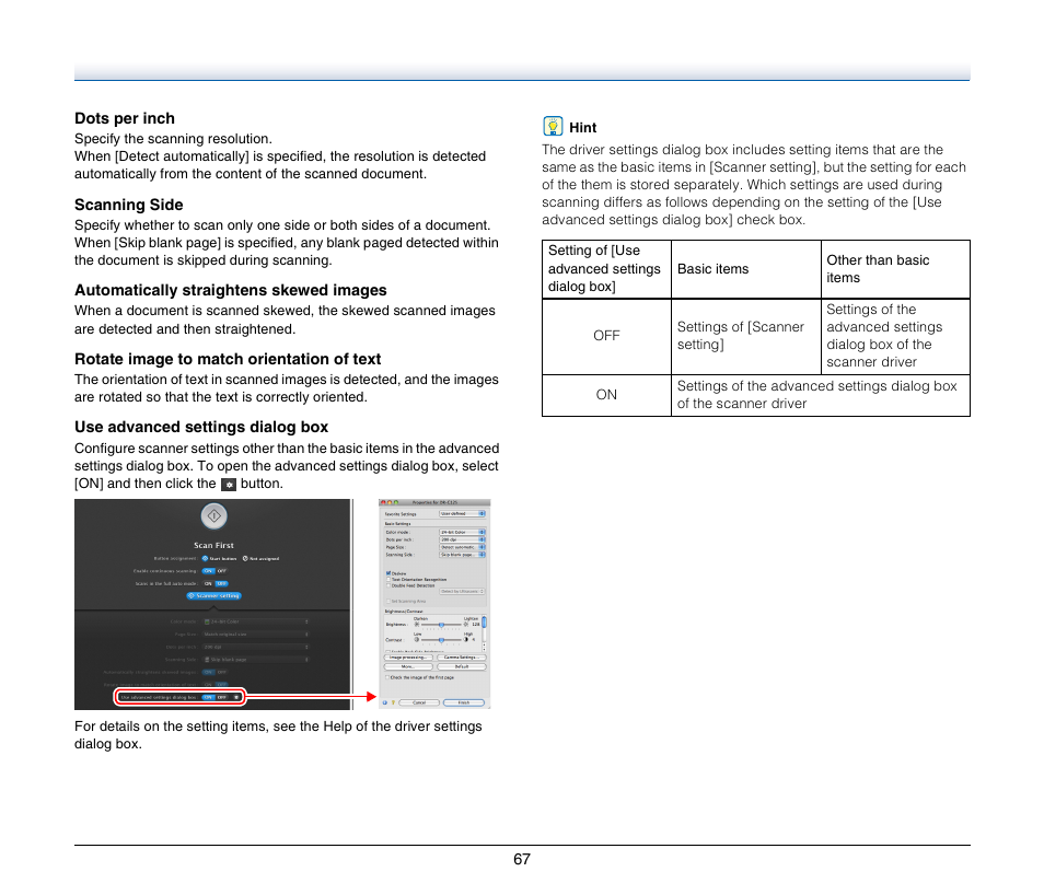 Canon IMAGE FORMULA DR-C125 User Manual | Page 67 / 106