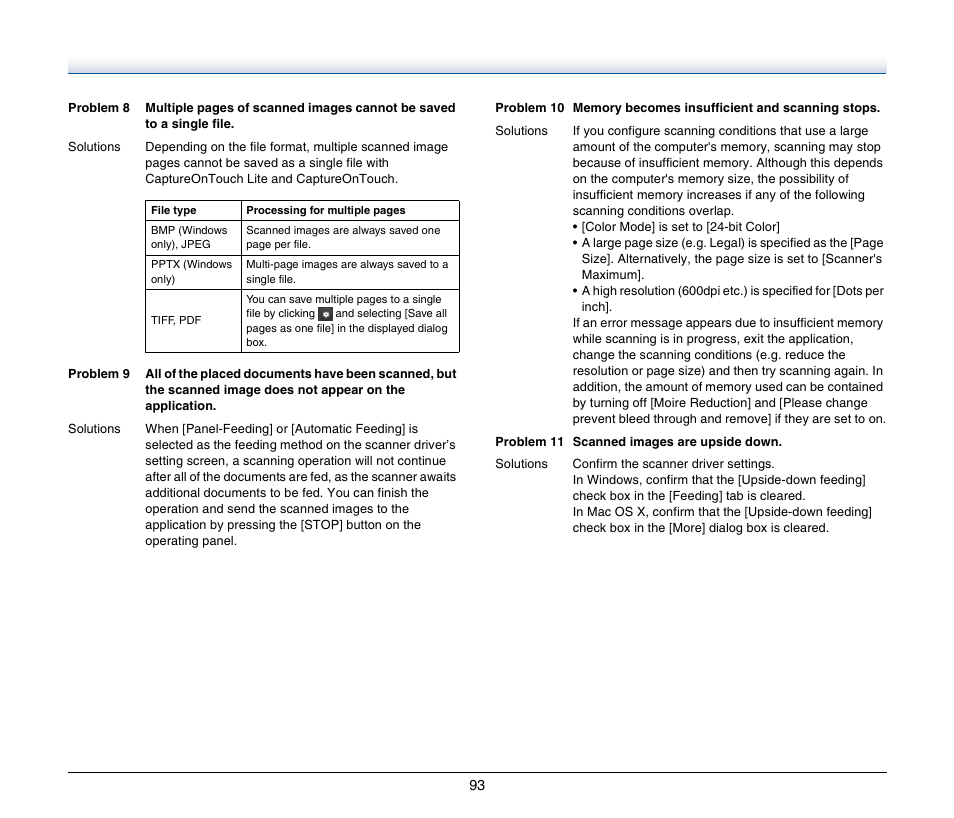 Canon IMAGE FORMULA DR-C125 User Manual | Page 93 / 106