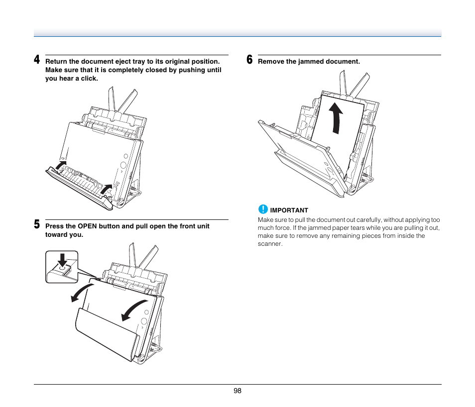 Canon IMAGE FORMULA DR-C125 User Manual | Page 98 / 106