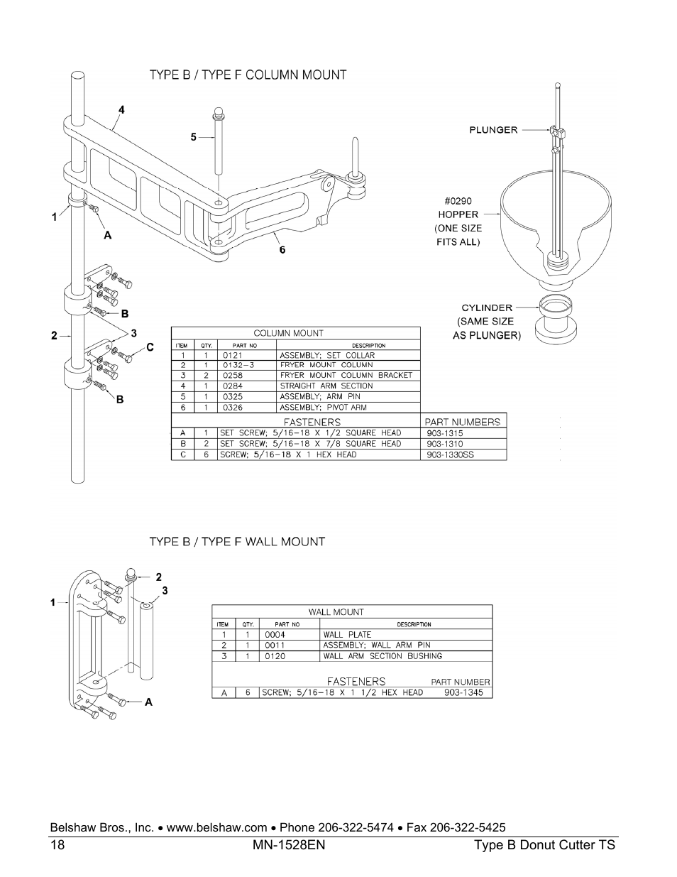 Belshaw Adamatic Type B Donut Cutter User Manual | Page 34 / 44