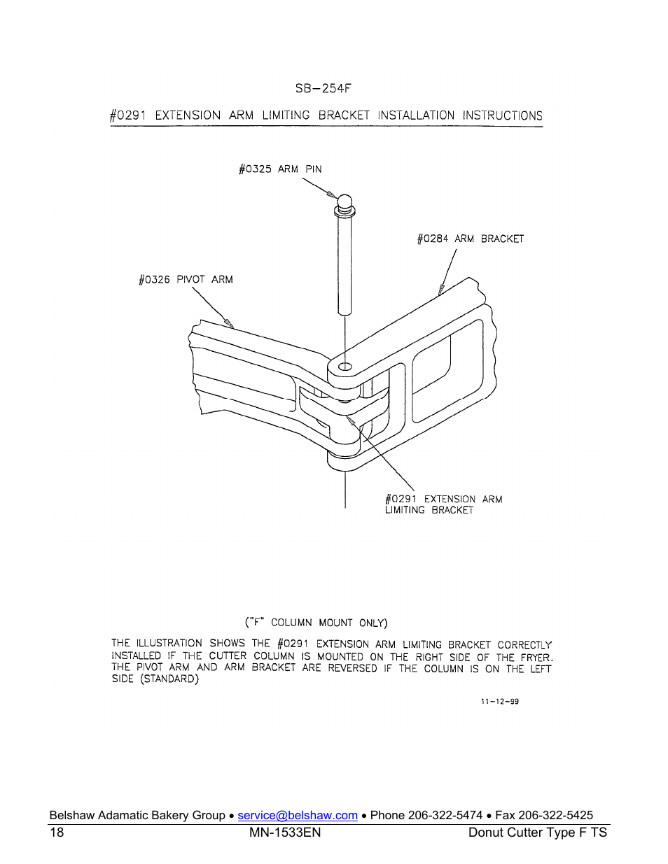 Belshaw Adamatic Type F Cake Donut Depositor User Manual | Page 33 / 45