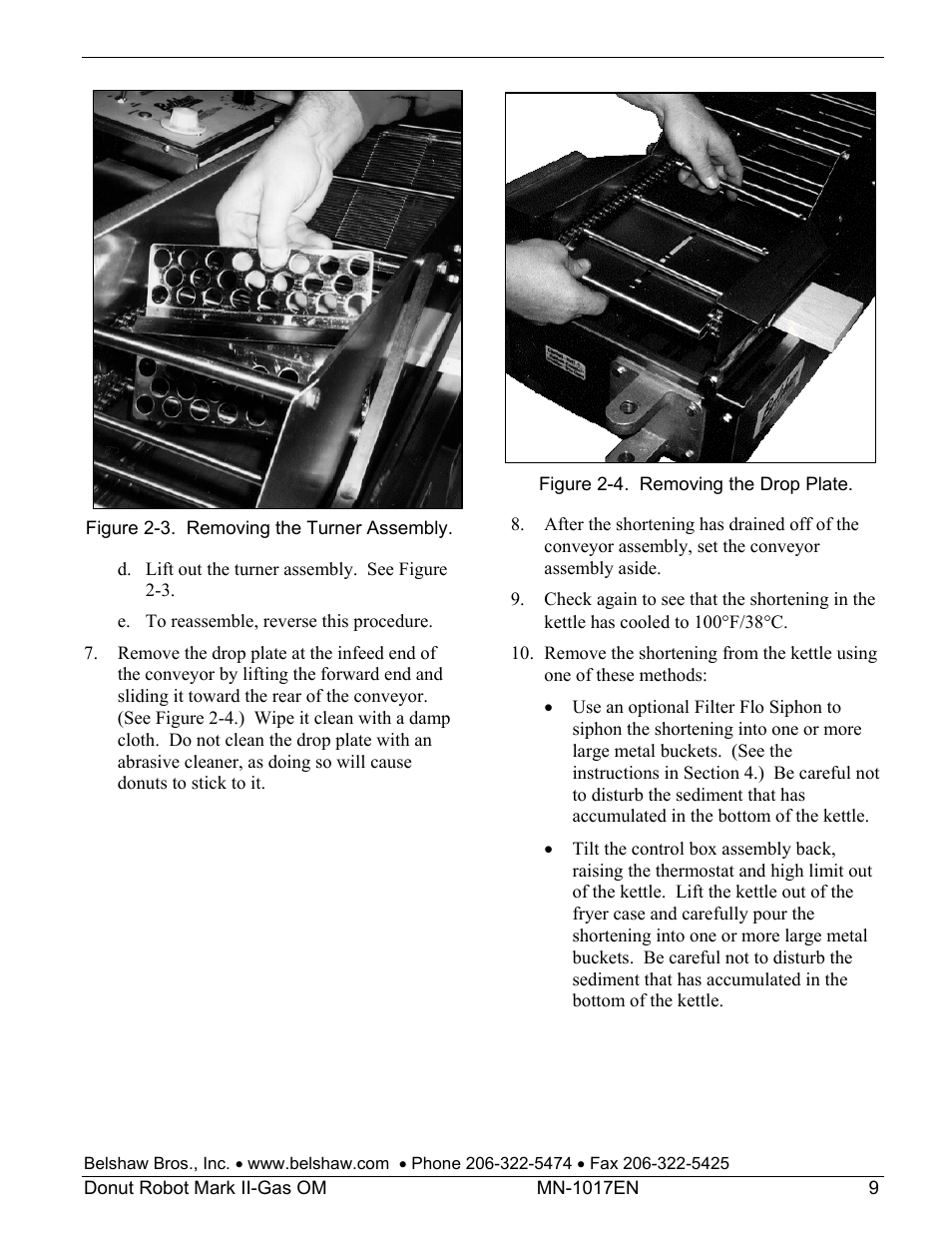 Belshaw Adamatic Mark II-Gas Donut Robot User Manual | Page 15 / 63