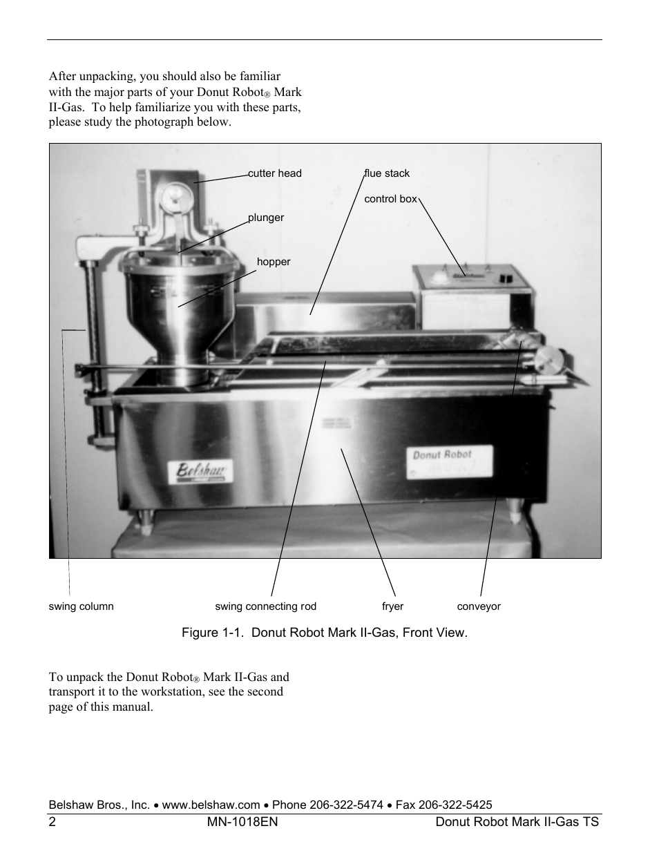 Belshaw Adamatic Mark II-Gas Donut Robot User Manual | Page 42 / 63
