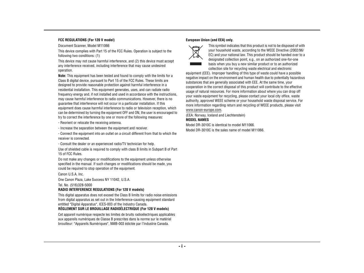 Canon IMAGE FORMULA DR-3010C User Manual | Page 2 / 52