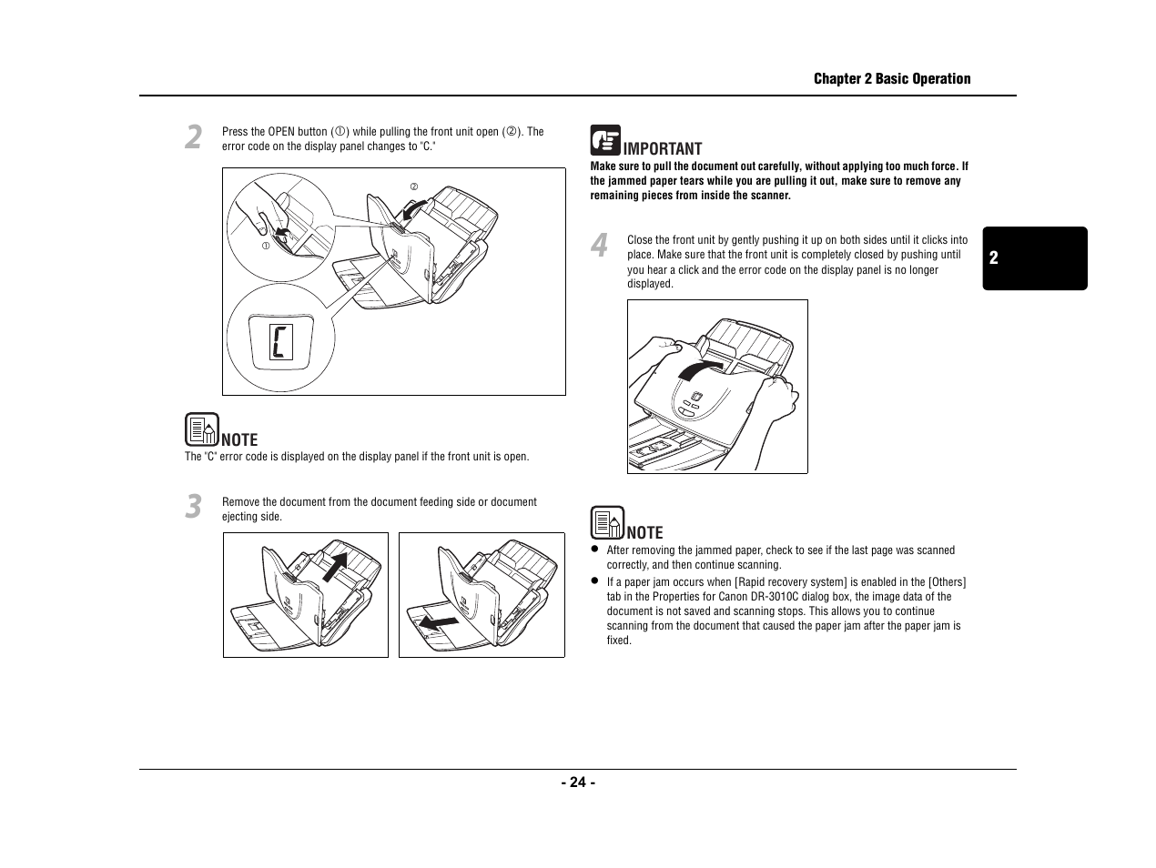 Canon IMAGE FORMULA DR-3010C User Manual | Page 29 / 52