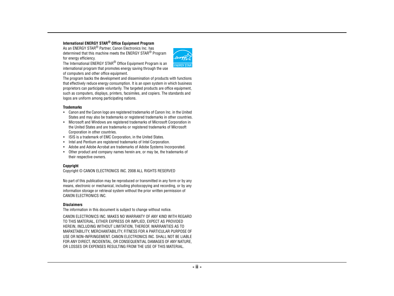 Canon IMAGE FORMULA DR-3010C User Manual | Page 3 / 52