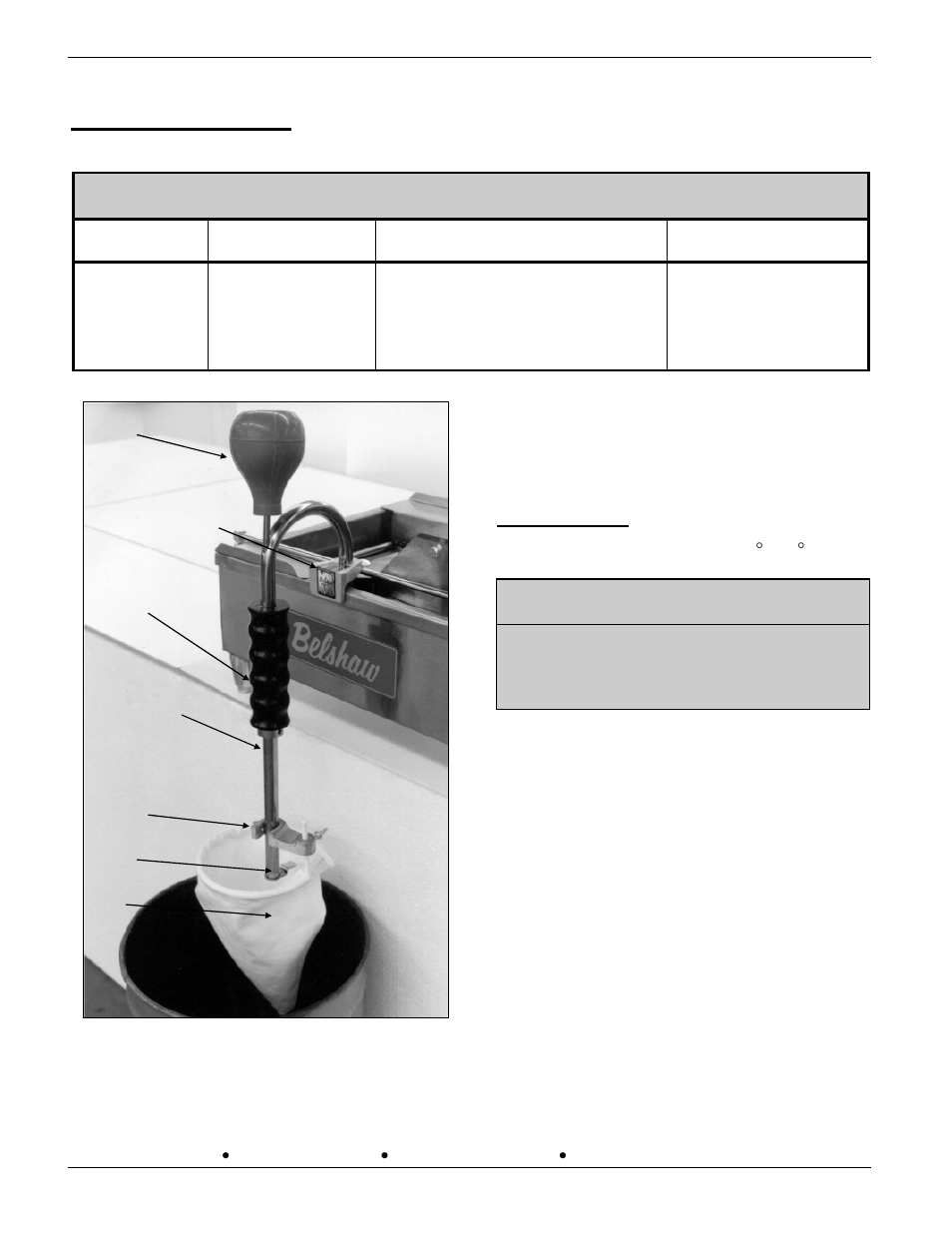 Filter flo siphon, Installation | Belshaw Adamatic Mark VI Donut Robot User Manual | Page 28 / 66