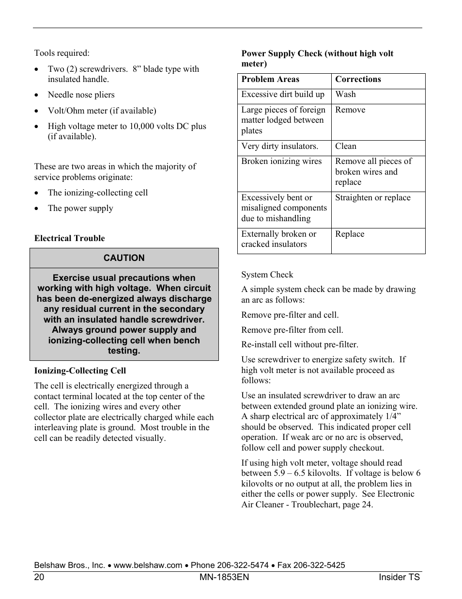 Belshaw Adamatic INSIDER Ventless Donut System User Manual | Page 46 / 52