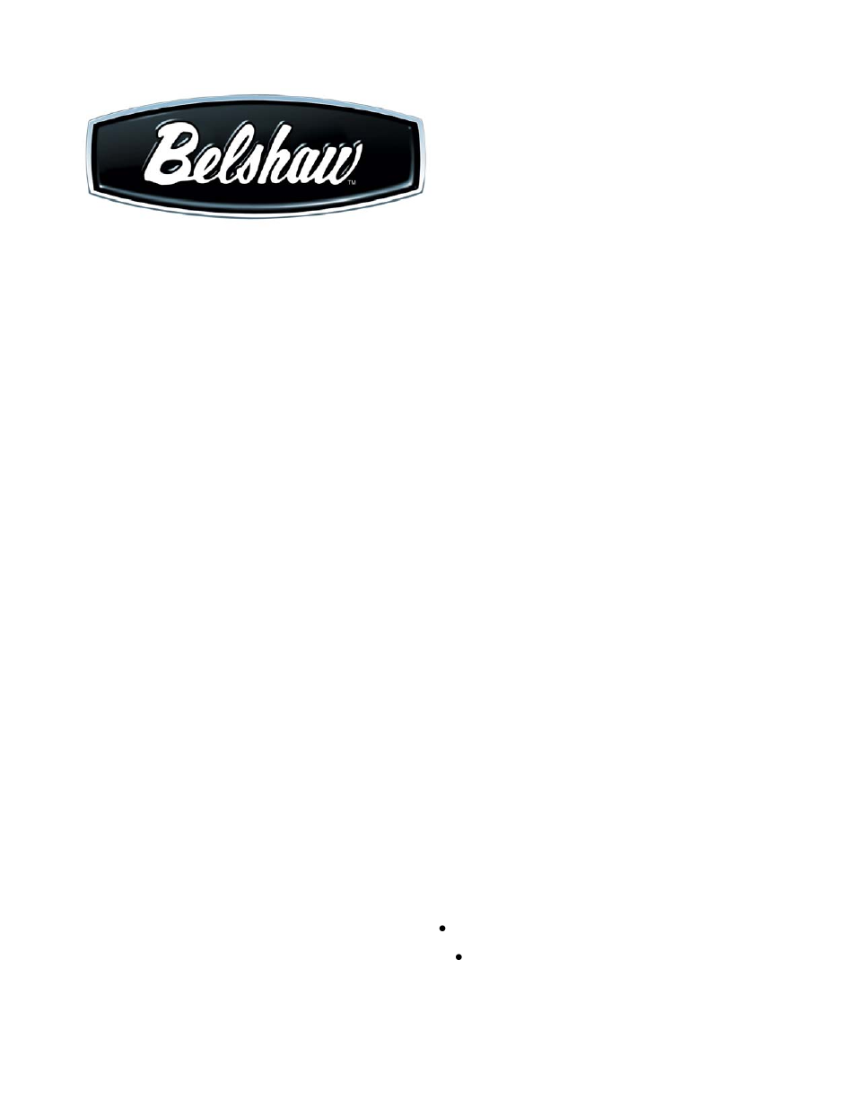 Belshaw Adamatic FT2DW Feed Table User Manual | 21 pages