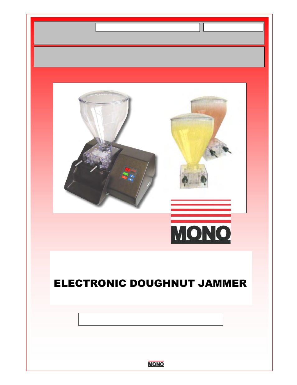 Belshaw Adamatic AutoFiller Donut Injector User Manual | 18 pages