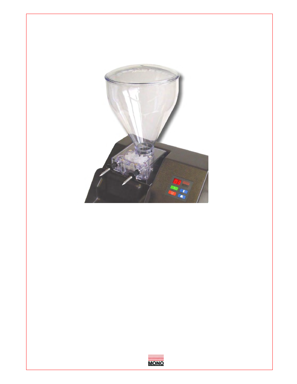 Mono | Belshaw Adamatic AutoFiller Donut Injector User Manual | Page 18 / 18