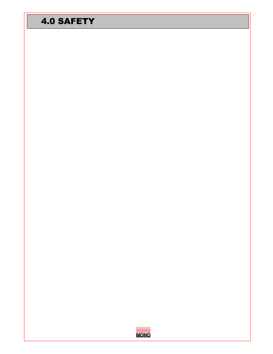 0 safety | Belshaw Adamatic AutoFiller Donut Injector User Manual | Page 7 / 18