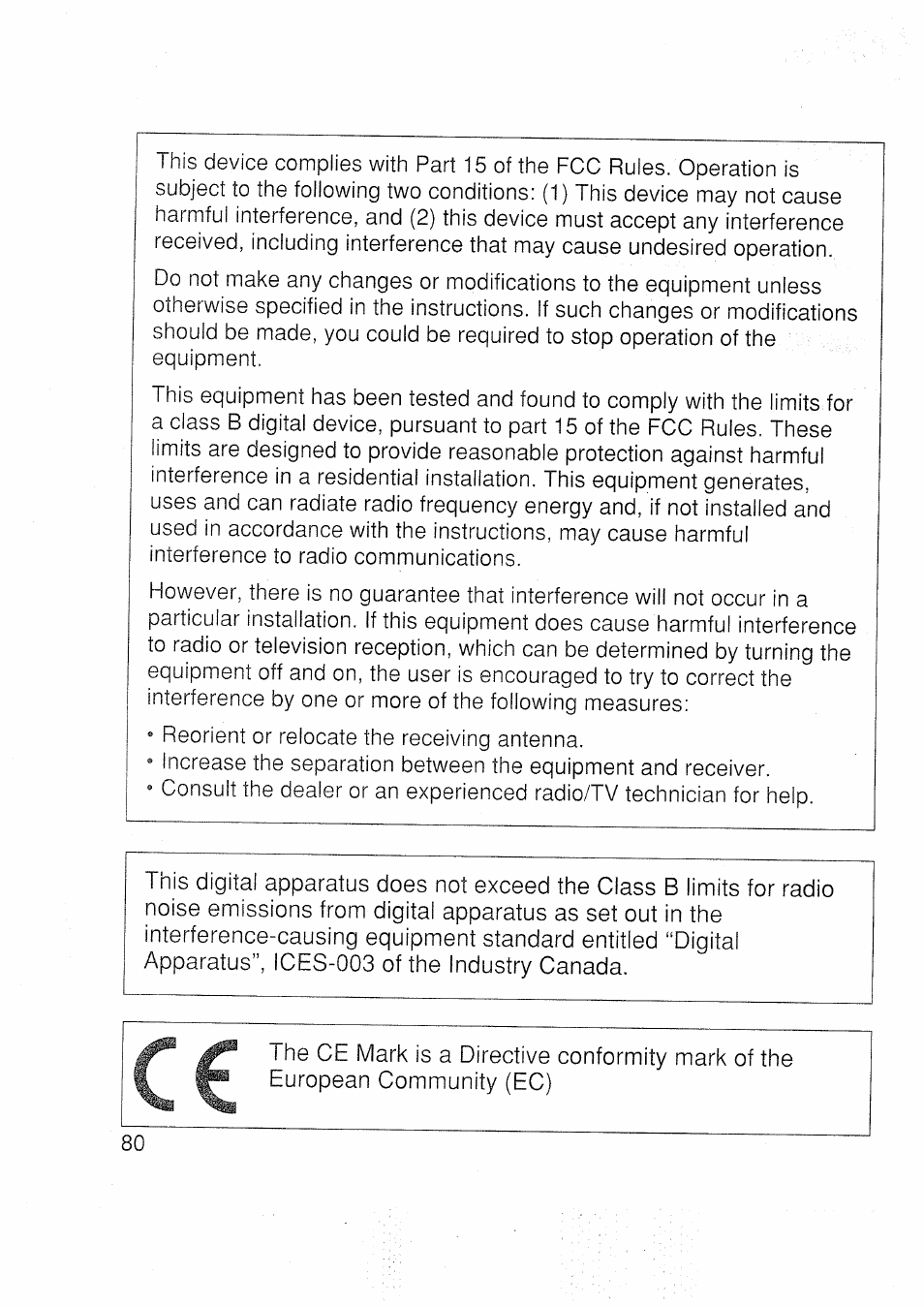 Canon EOS 3000 N User Manual | Page 80 / 83