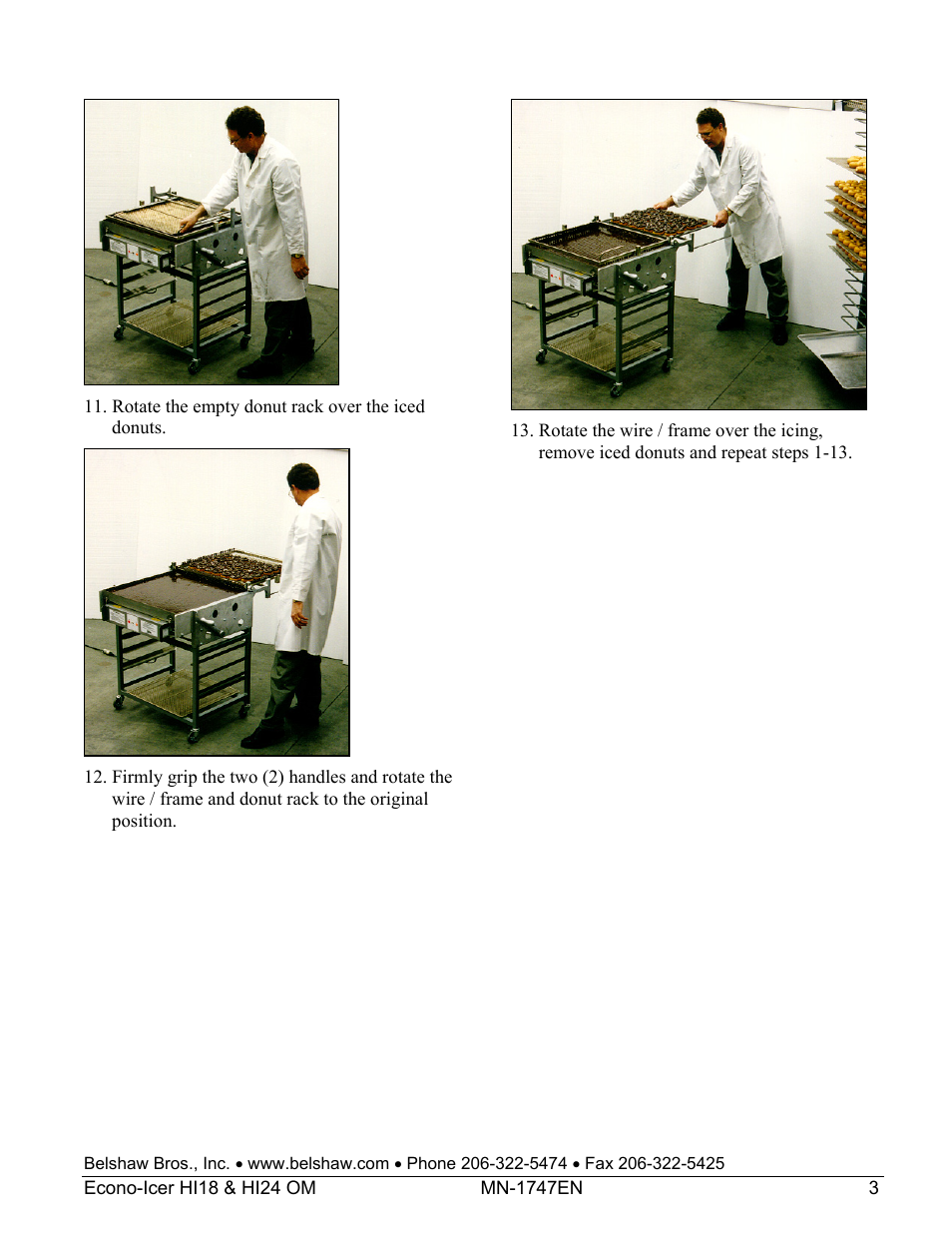 Belshaw Adamatic HI18 Econo-Icer User Manual | Page 9 / 23
