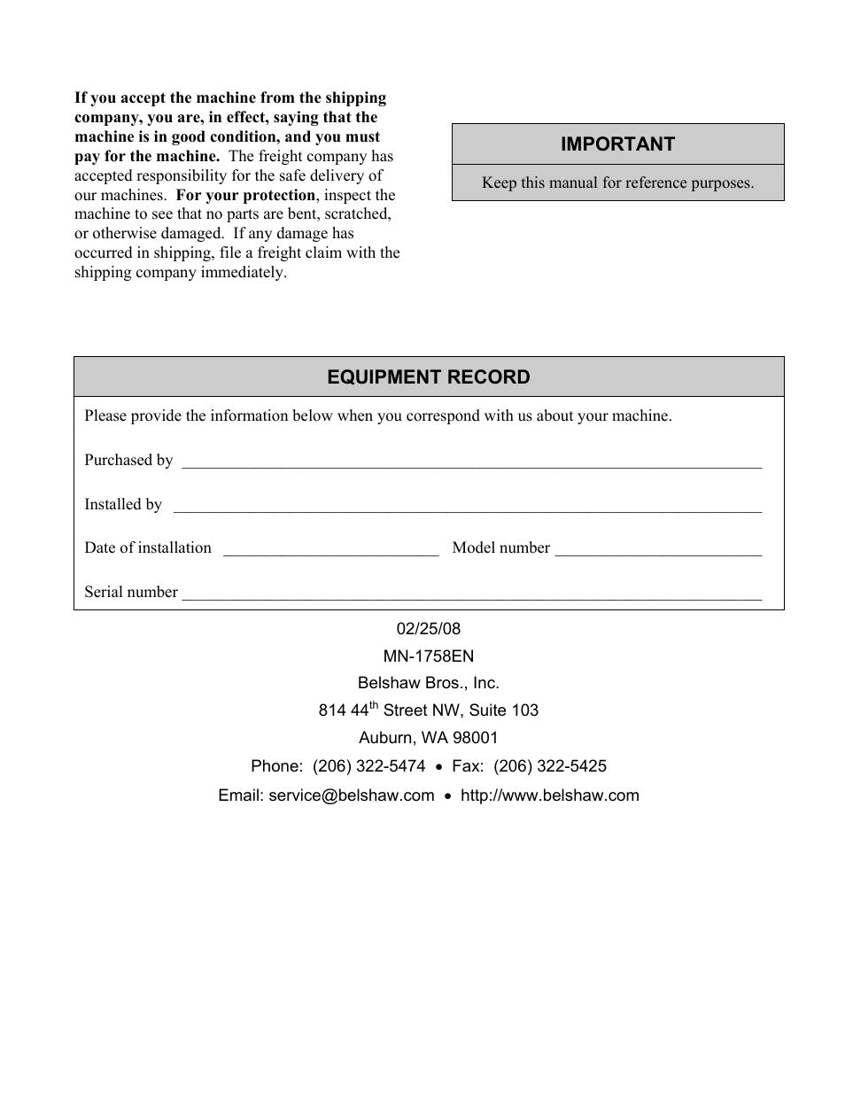 Belshaw Adamatic Donut Finishing Center User Manual | Page 11 / 19