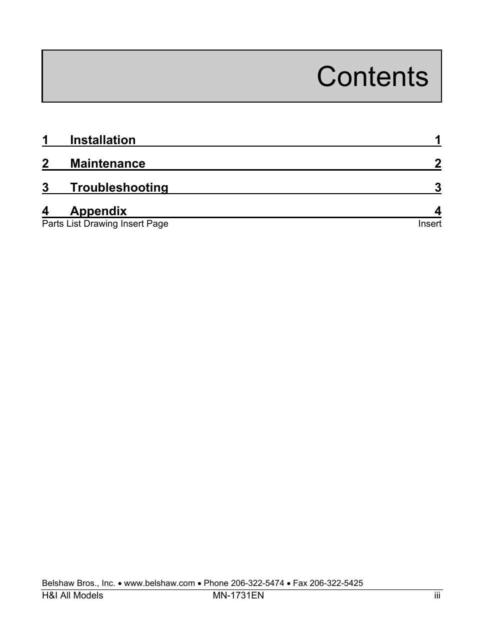 Belshaw Adamatic H&I-2 Icer User Manual | Page 13 / 18