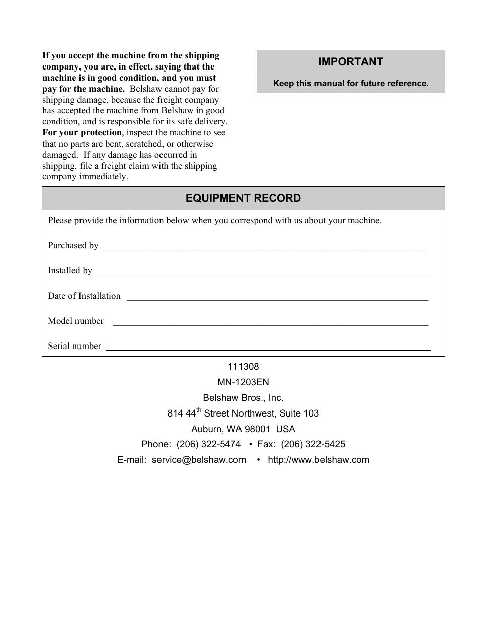 Belshaw Adamatic EP18-24 Proofer User Manual | Page 15 / 25