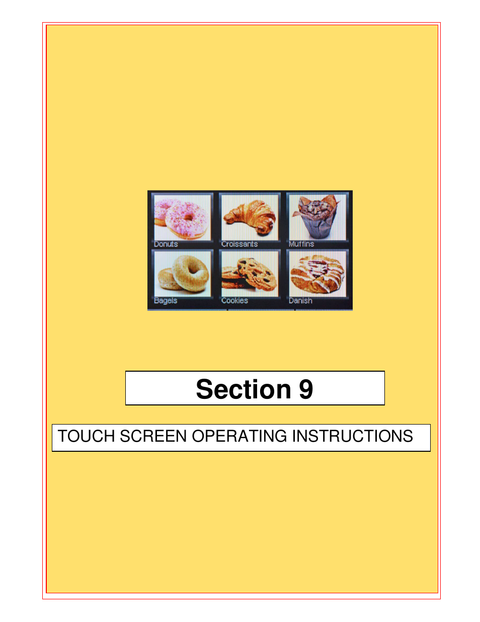 Touch screen operating instructions | Belshaw Adamatic BX4E Eco-touch Convection Oven User Manual | Page 14 / 32