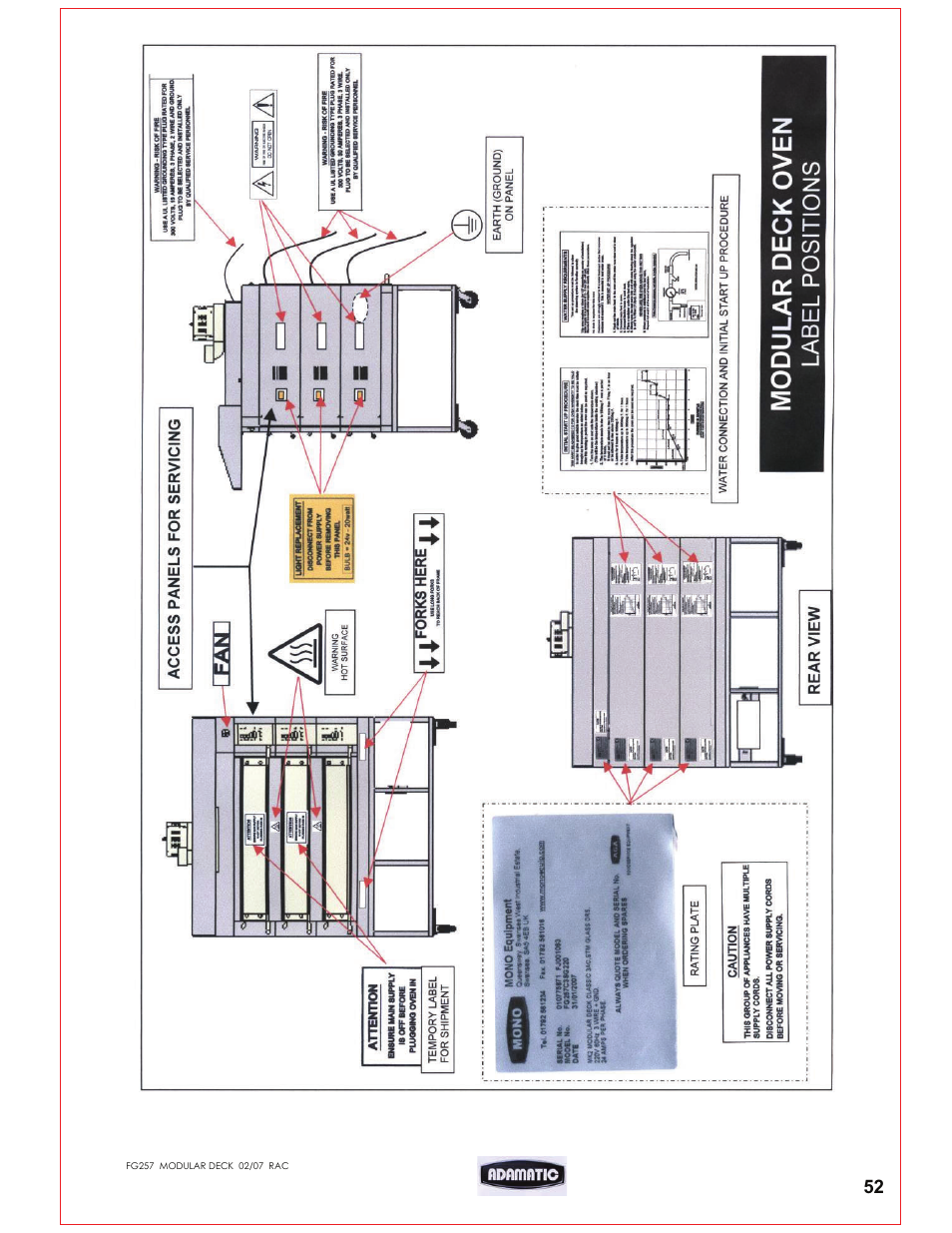 Belshaw Adamatic Harmony Deck Oven User Manual | Page 53 / 54