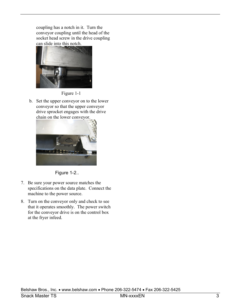 Belshaw Adamatic Snack Master Snack Food Frying System User Manual | Page 25 / 40