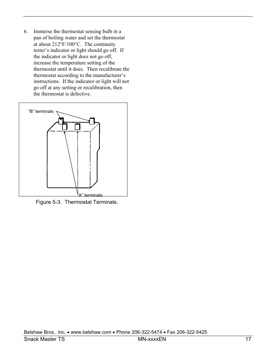 Belshaw Adamatic Snack Master Snack Food Frying System User Manual | Page 39 / 40