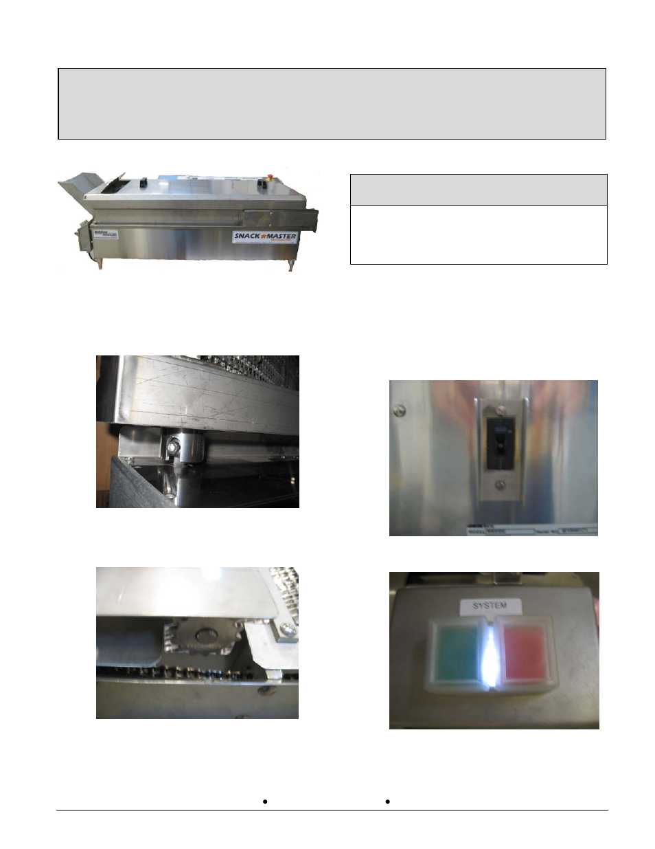 1 operation | Belshaw Adamatic Snack Master Snack Food Frying System User Manual | Page 7 / 40
