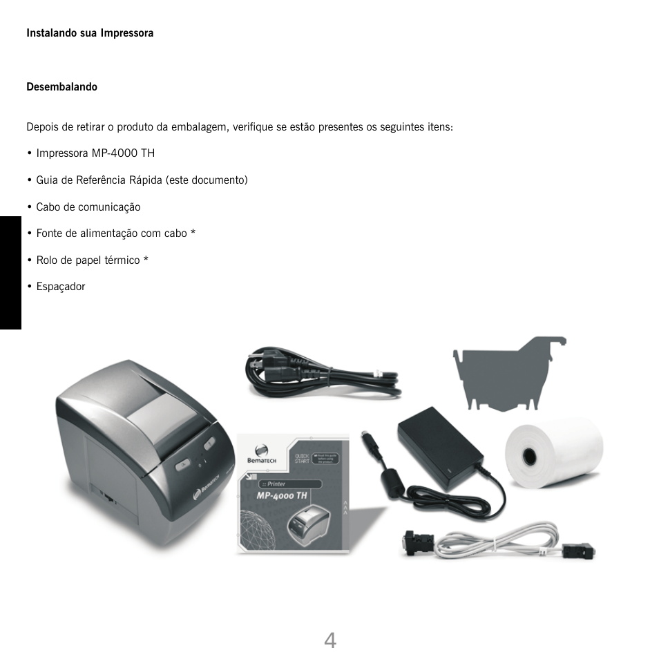 Bematech MP-4000 TH Quick Start User Manual | Page 20 / 48